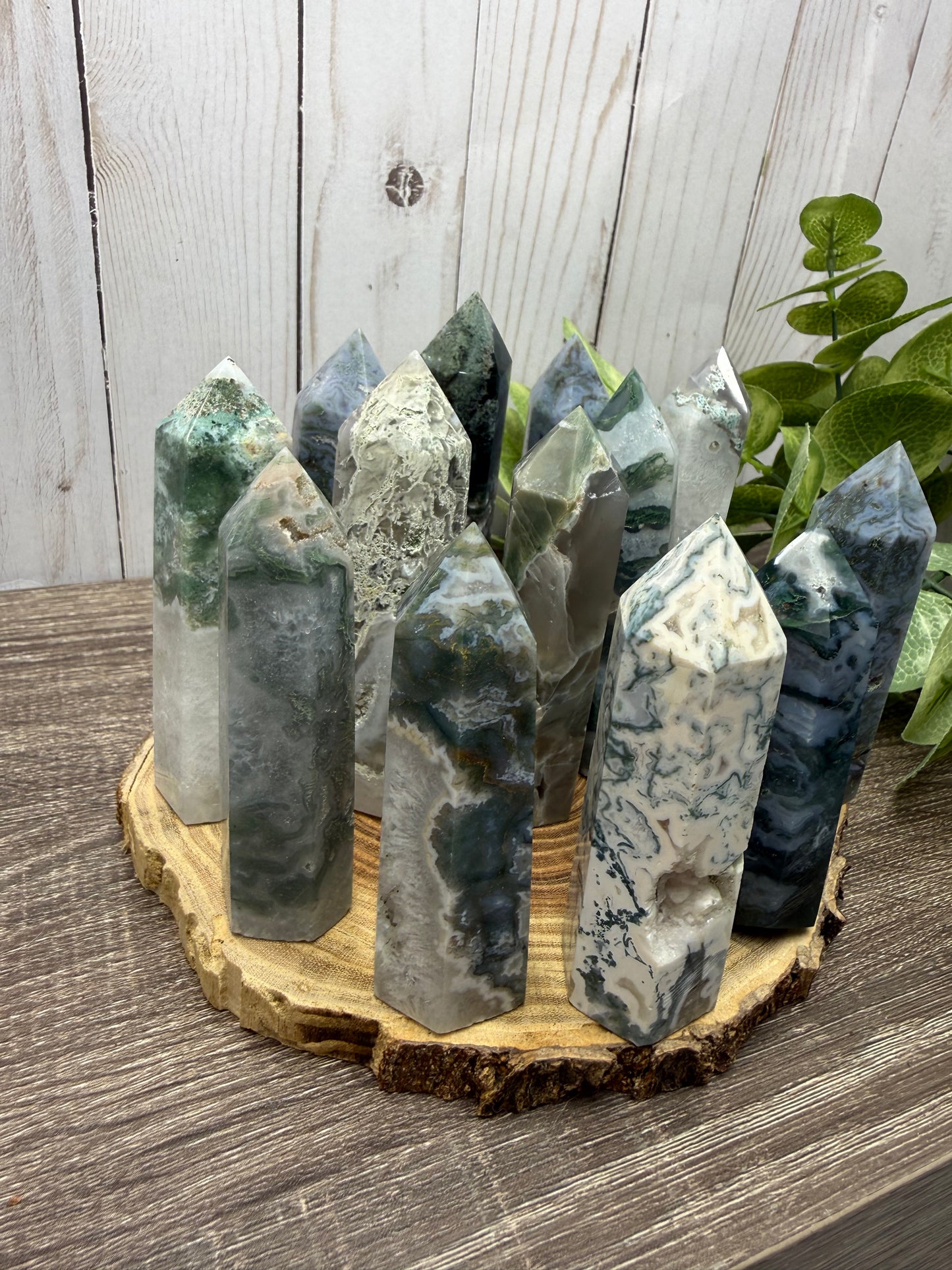 Moss Agate Towers