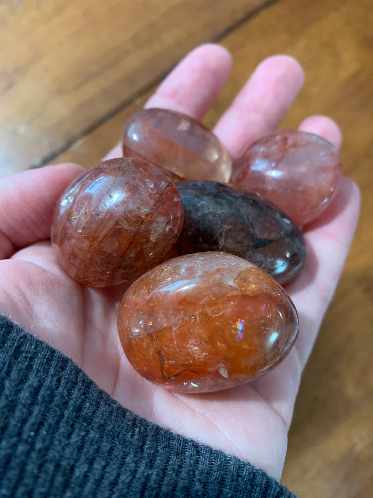 Fire Quartz Tumbles