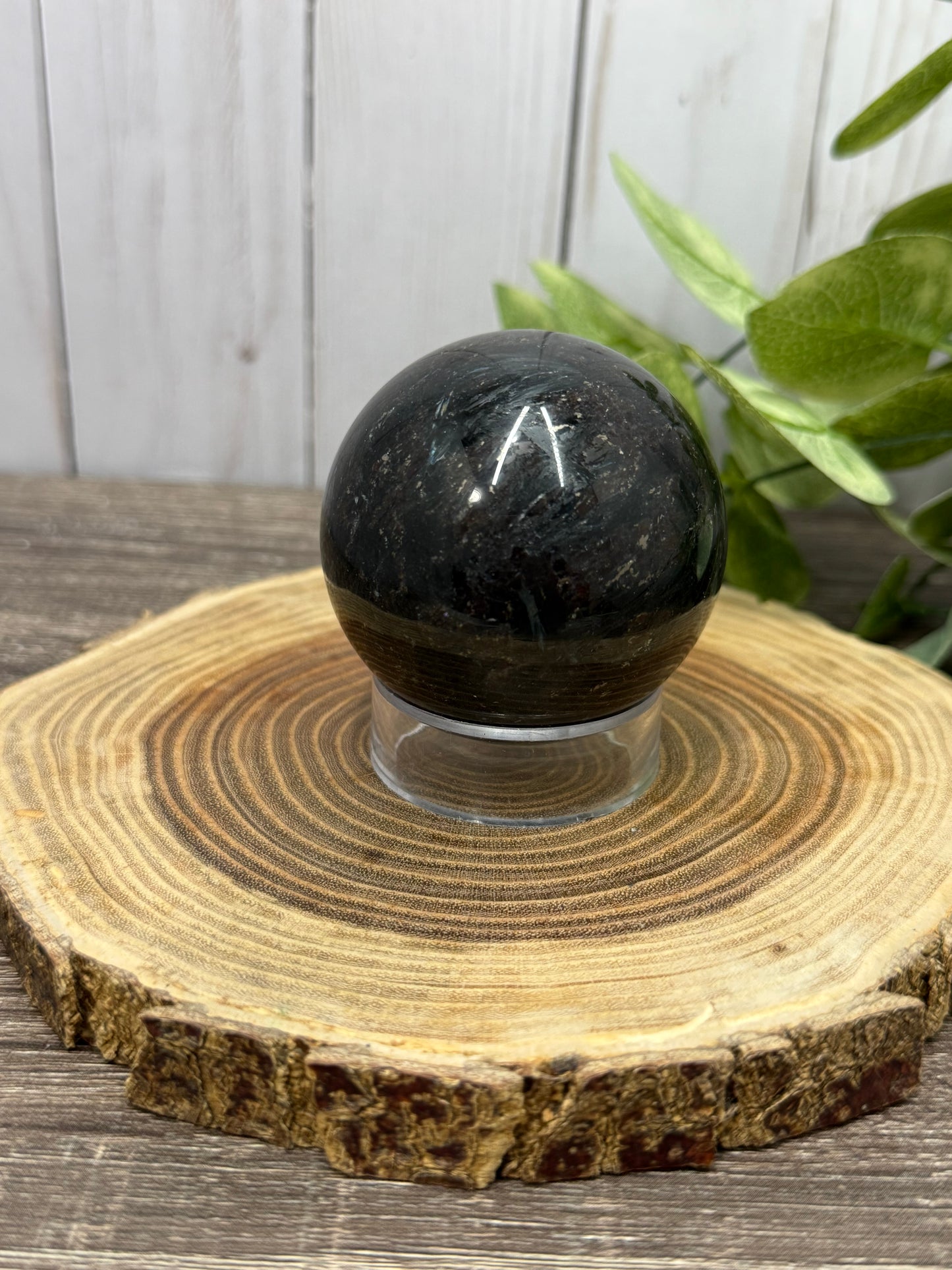 Garnet and Astrophyllite Spheres