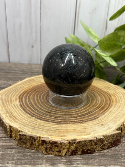 Garnet and Astrophyllite Spheres