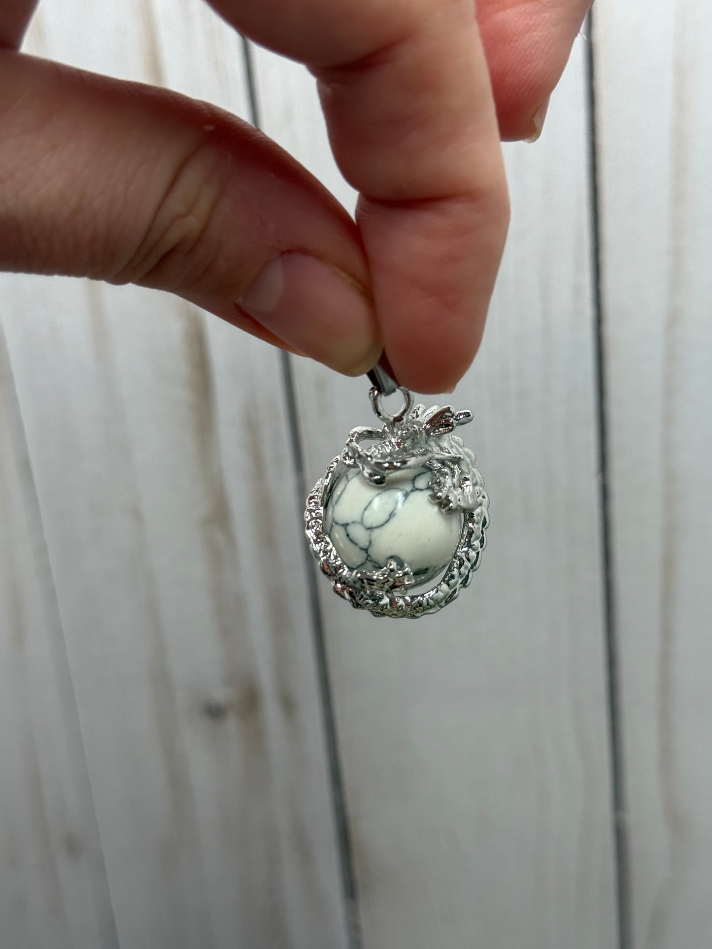 Dragon Wrapped Sphere Pendant