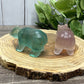 Fluorite Bear Carvings
