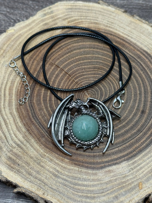 Dragon Round Pendant (Smaller)