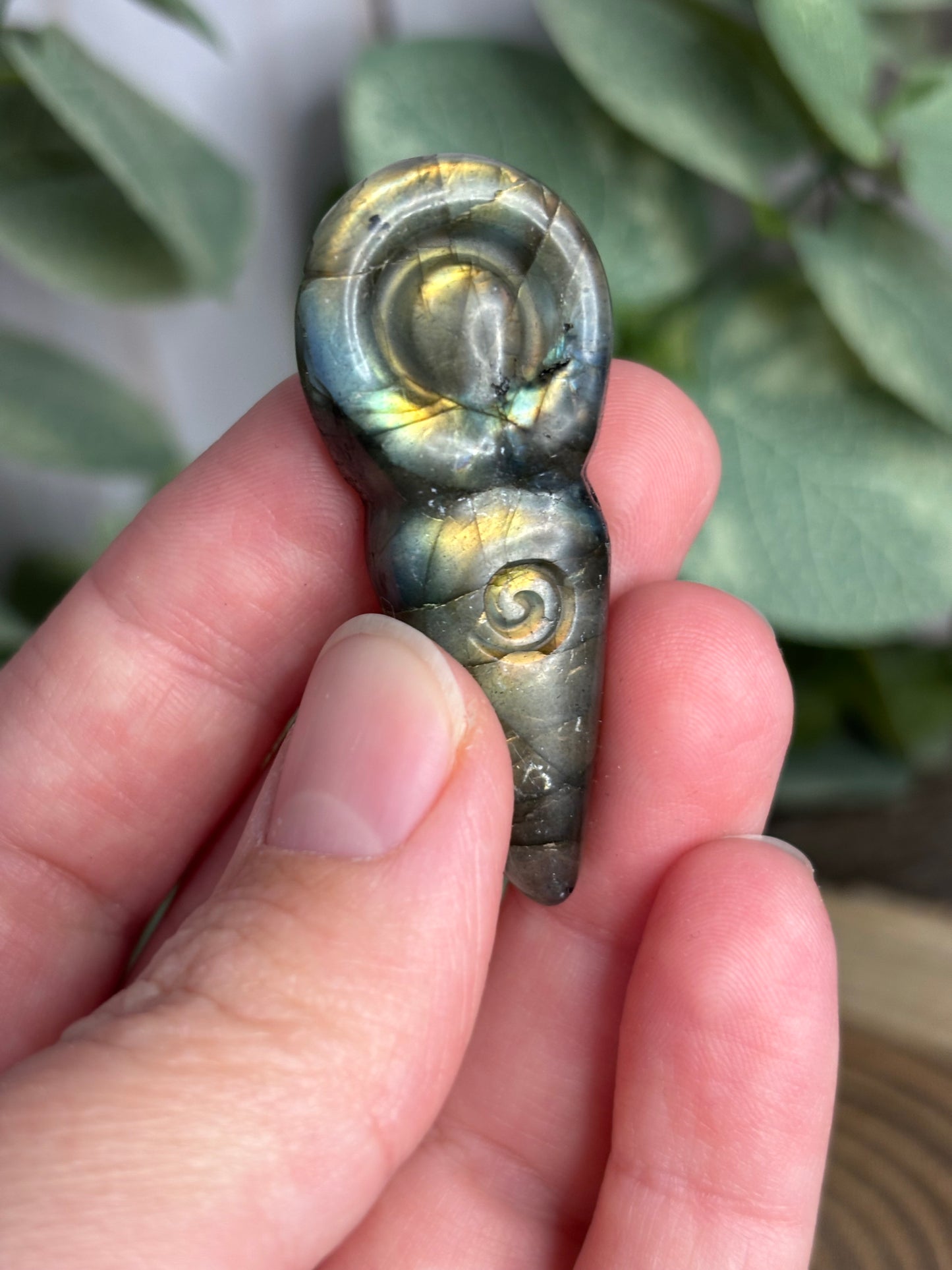 Goddess Labradorite Carving