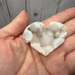 Druzy Geode Agate Hearts