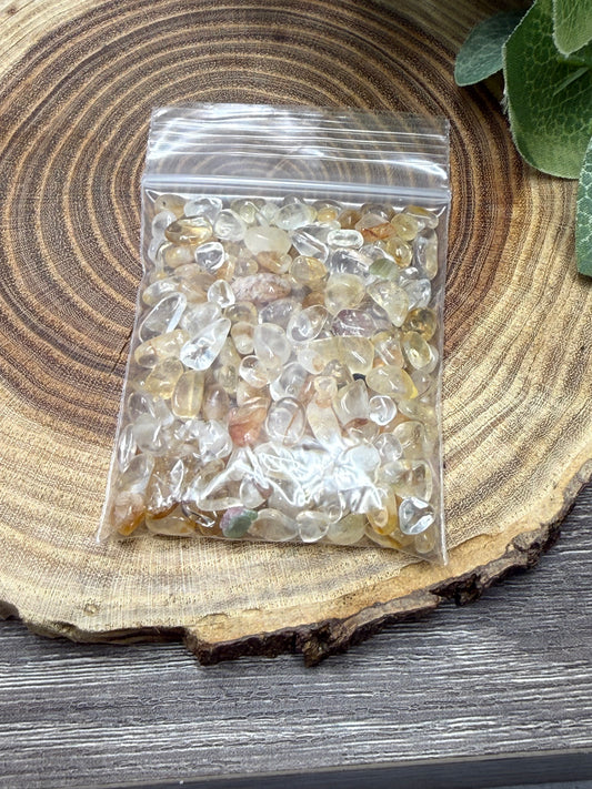 Golden Healer Crystal Chip Bag