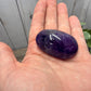 Chevron Amethyst Palm Stone