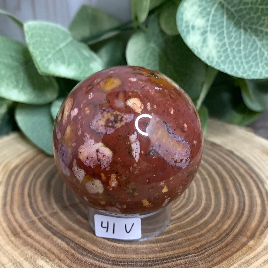 Ocean Jasper Spheres