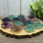Fluorite Rose Carving