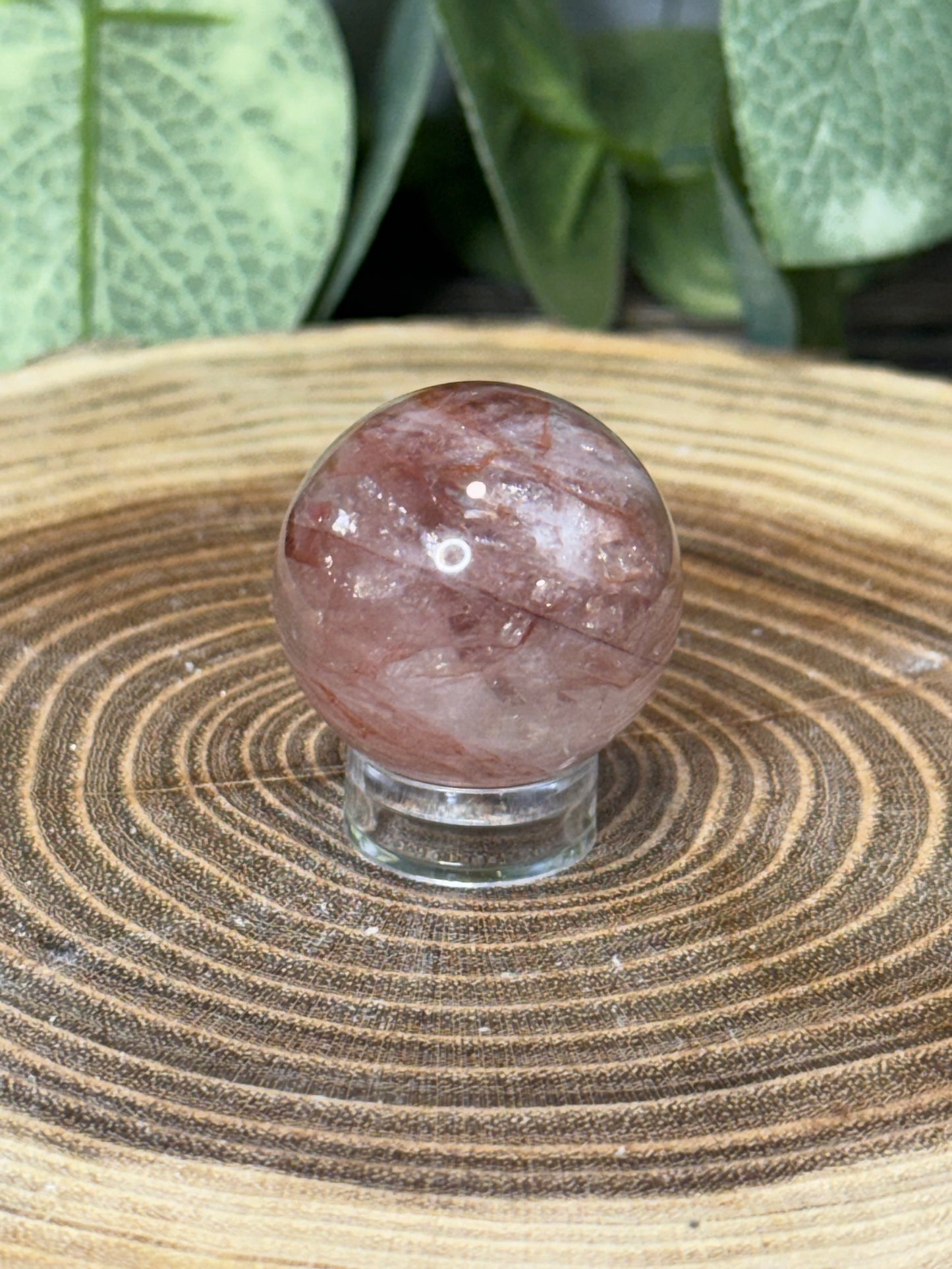 Fire Quartz Small Spheres