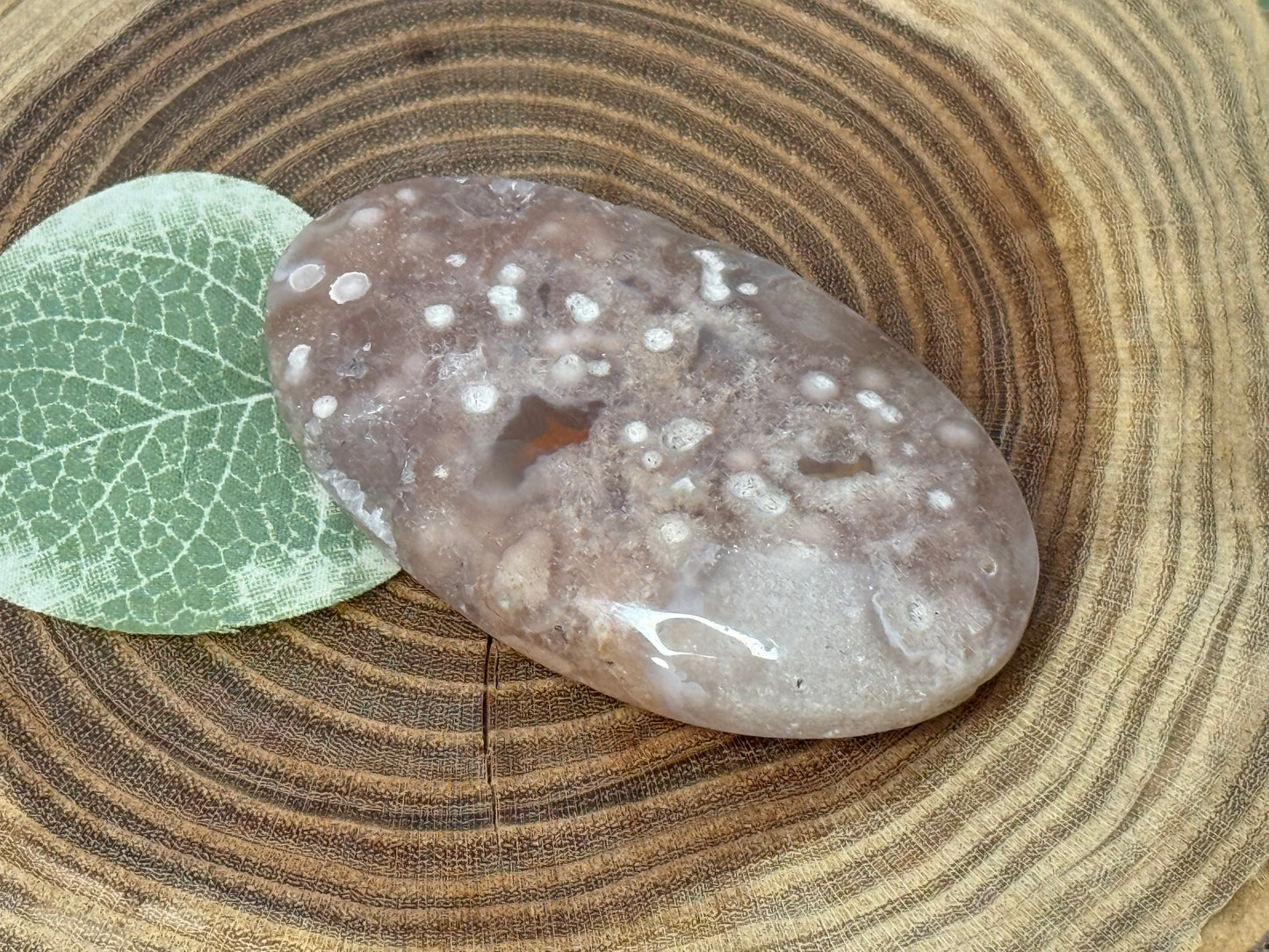 Pink Amethyst Palm Stones