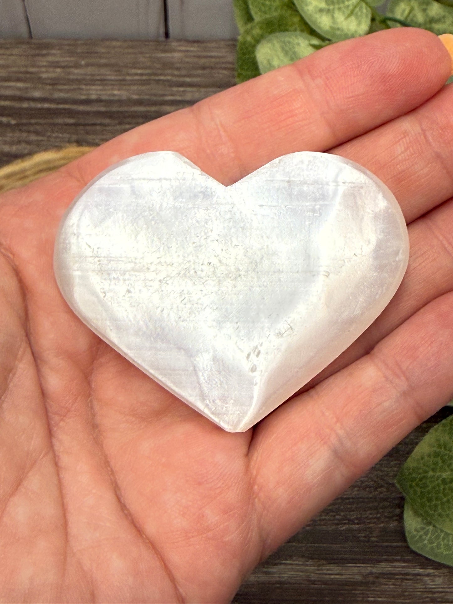 Selenite Hearts