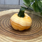 Pumpkin Carving - Orange Calcite and Green Jade