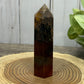 Moss Agate and Carnelian Mixed Tower