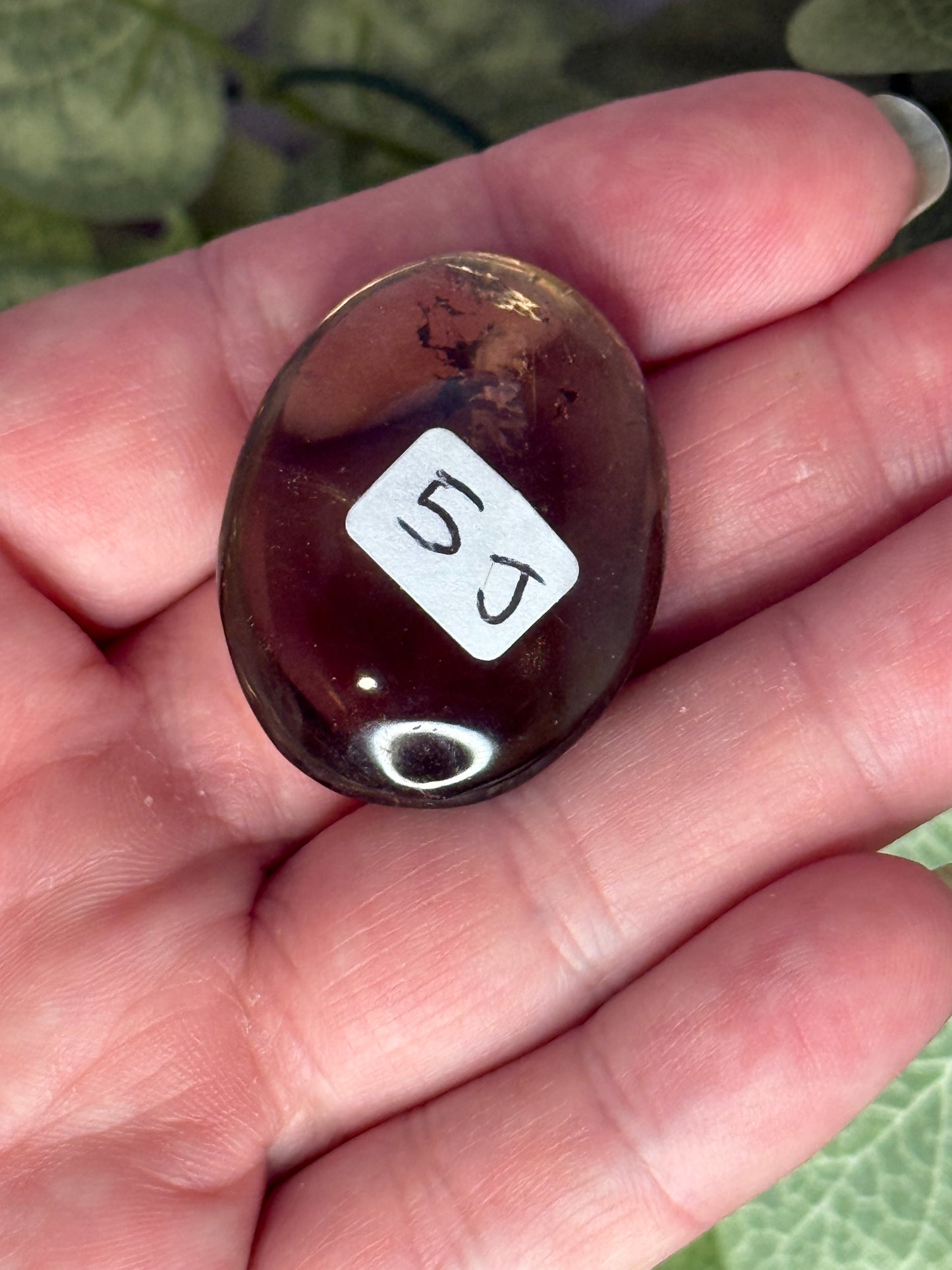 Smokey Quartz Palm Stones