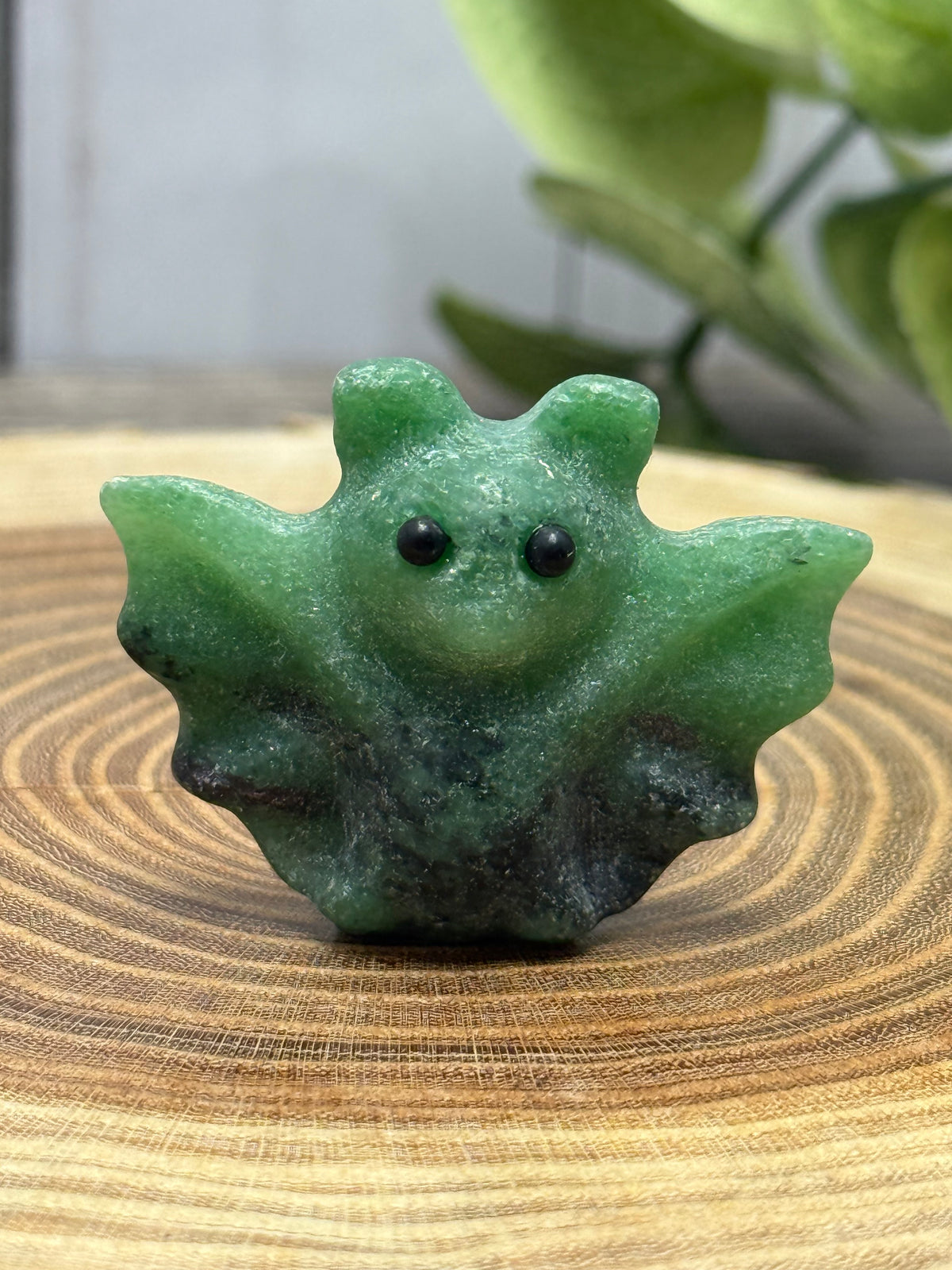 Crystal Bat Carving