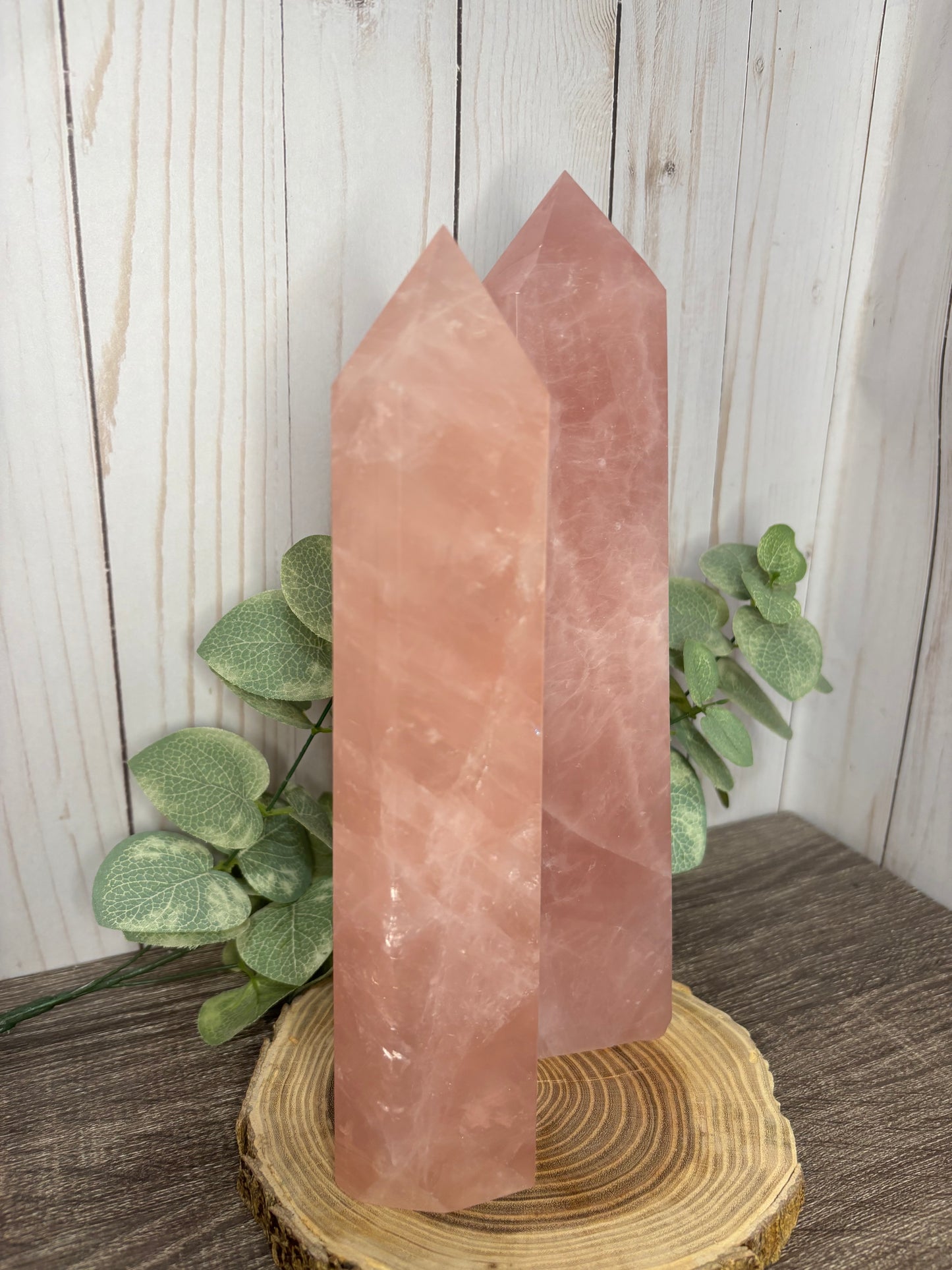 Rose Quartz Towers - Statement Pieces