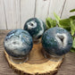 Moss Agate Spheres - Druzy