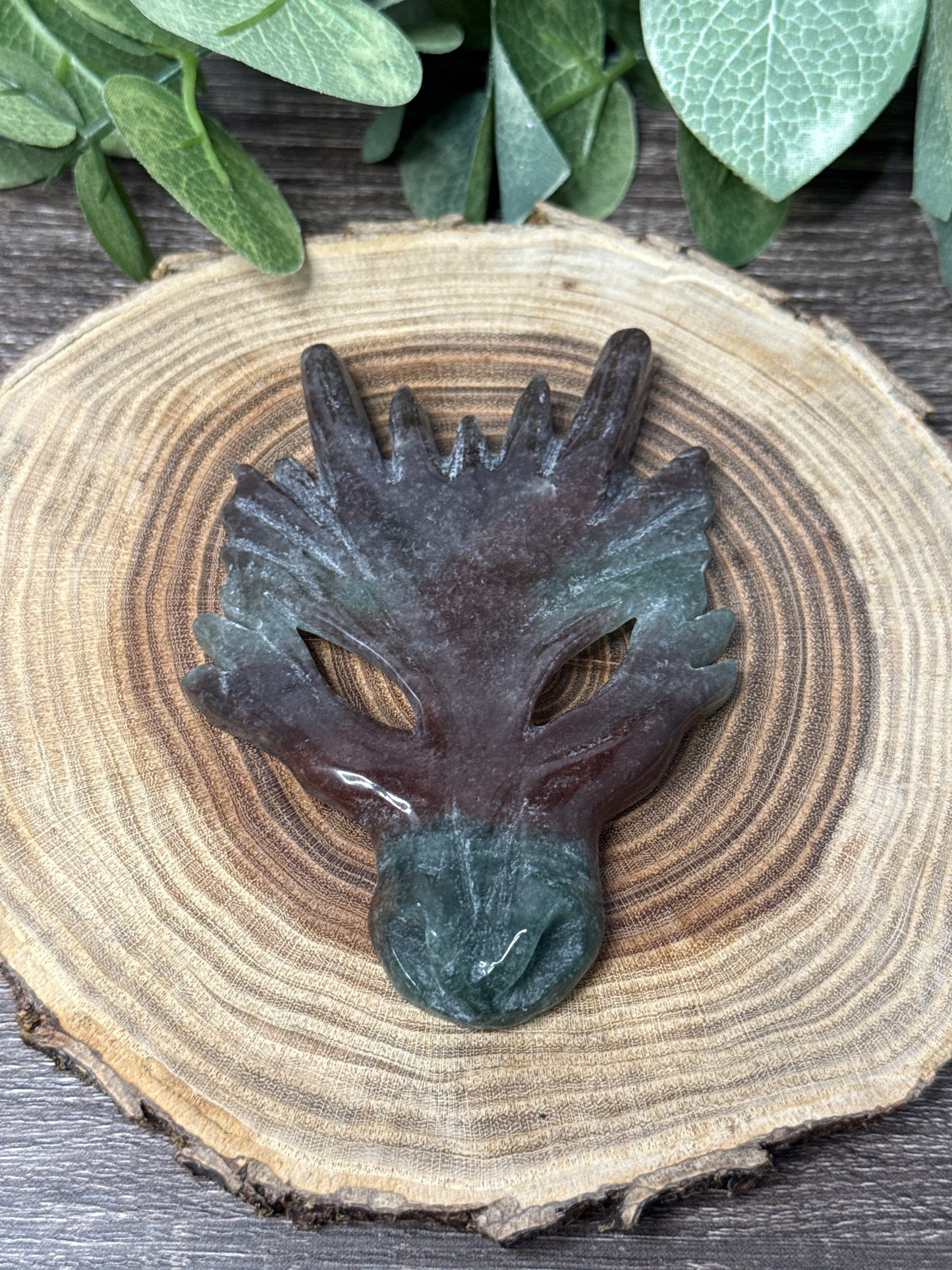Dragon Mask Carvings