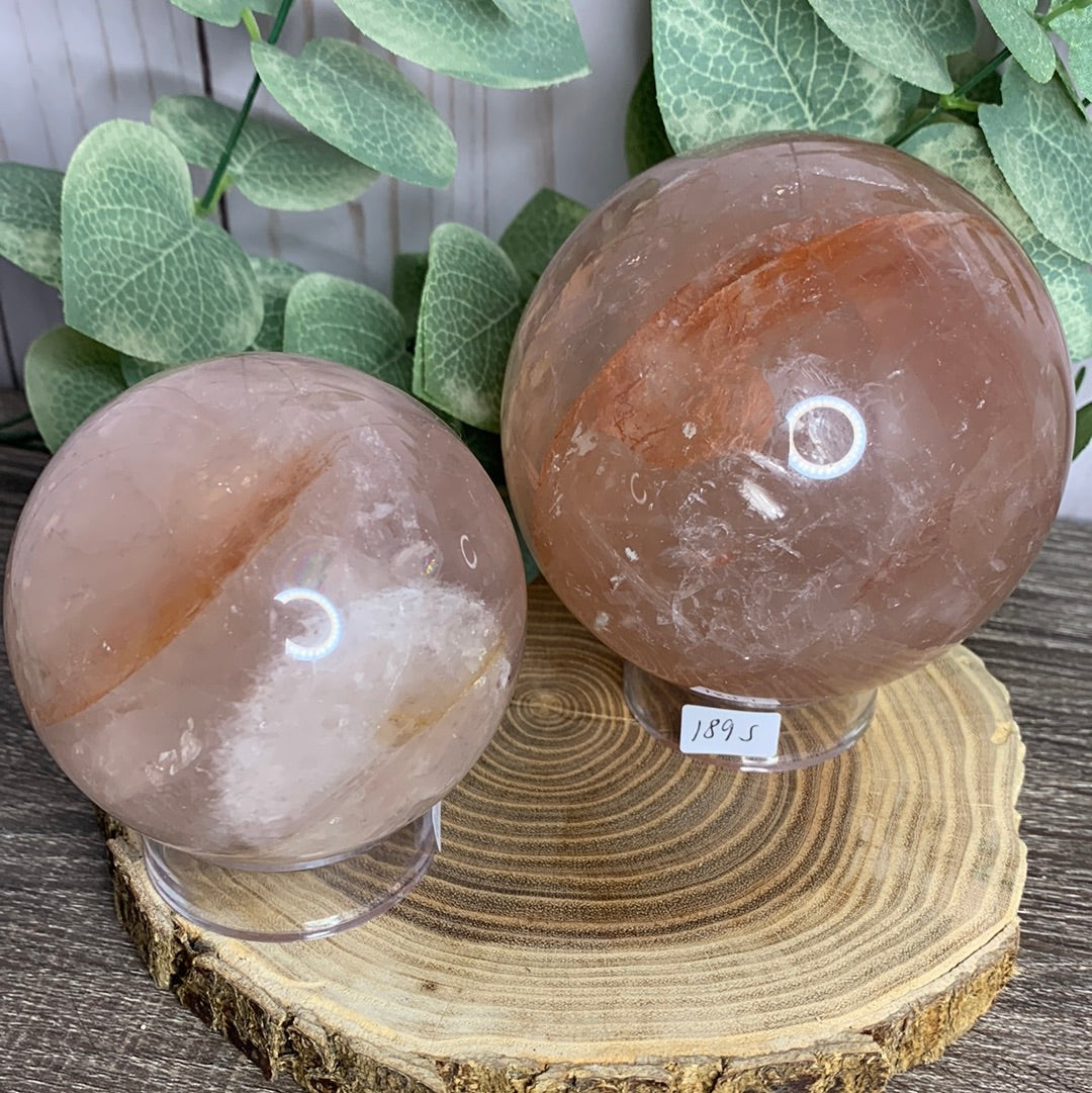 Fire Quartz Sphere