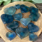 Blue Fluorite Carved Hearts