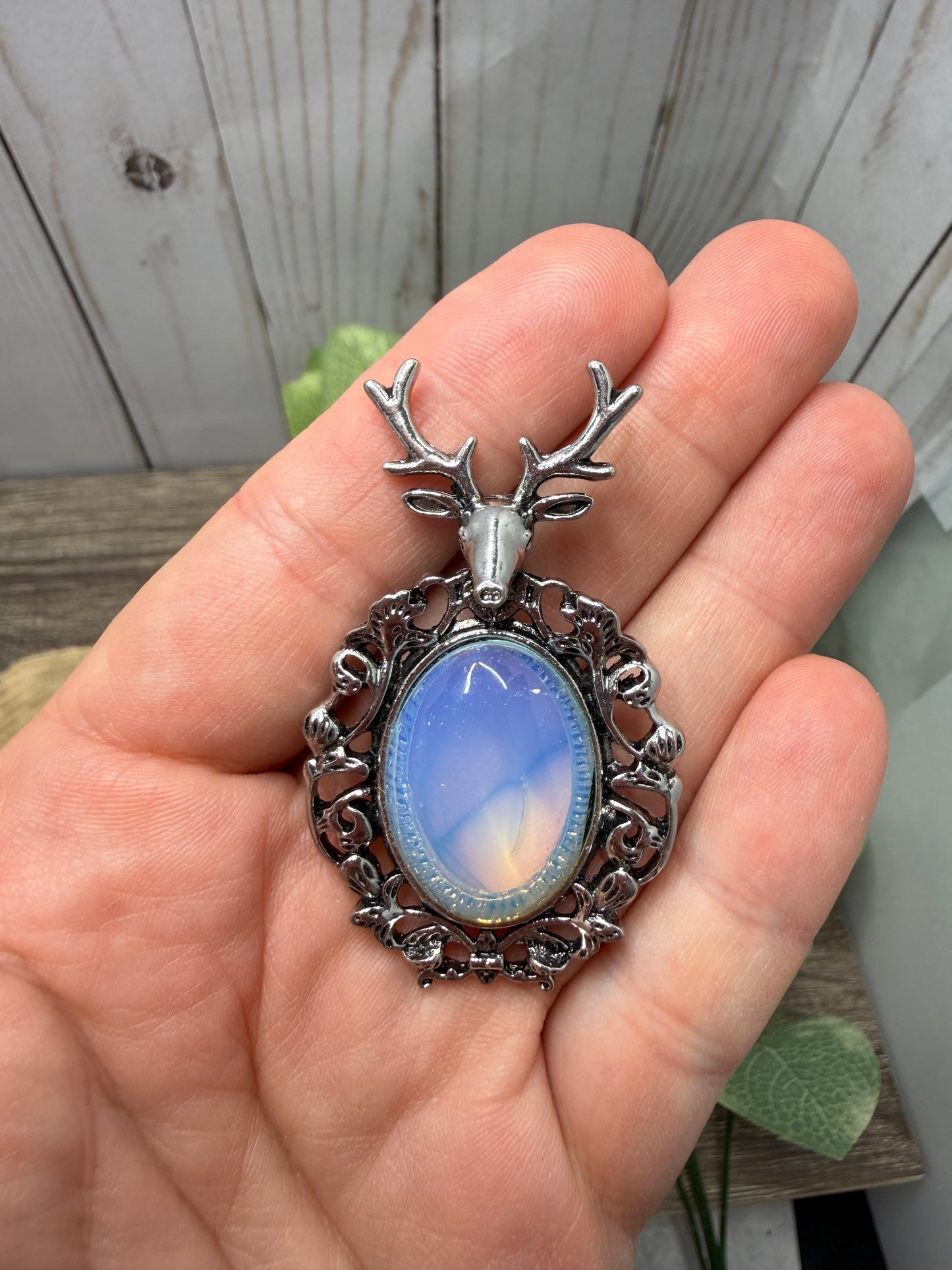 Deer Framed Pendant