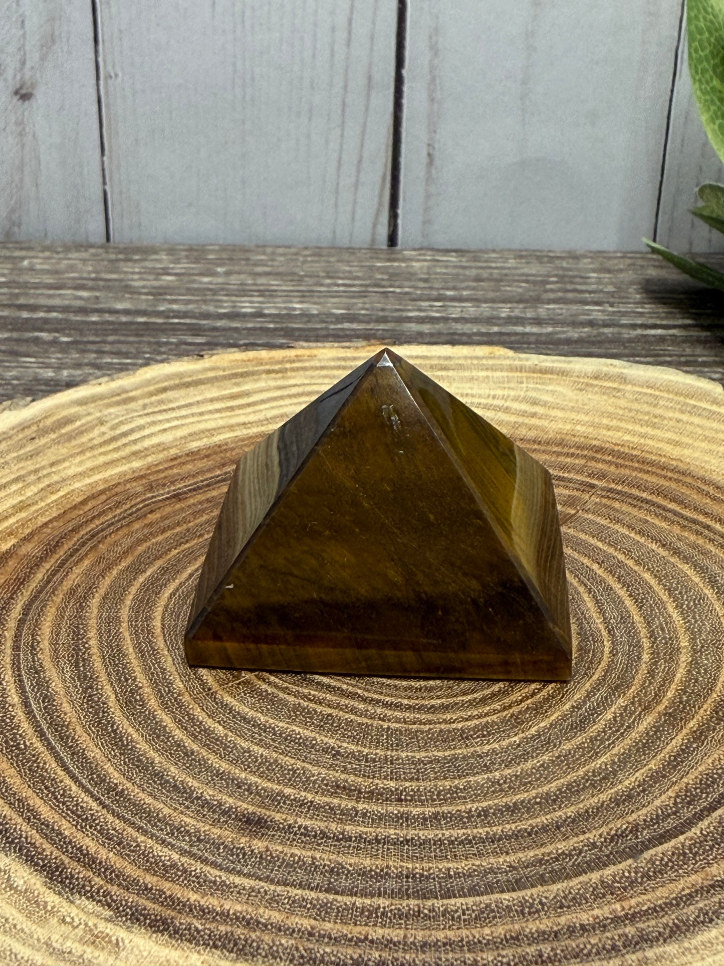 Tigers Eye Pyramid