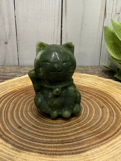 Lucky Cat Carvings