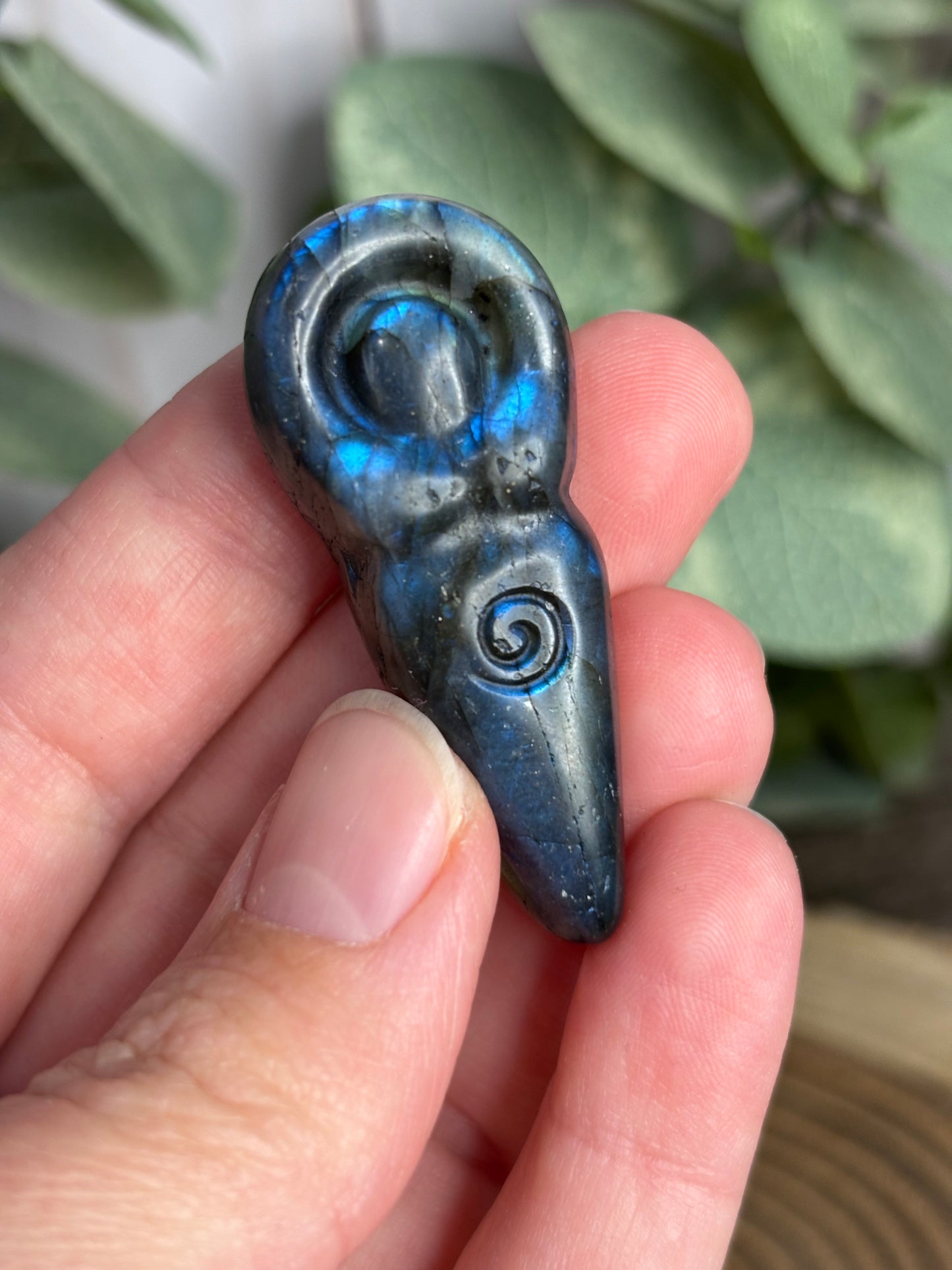 Goddess Labradorite Carving