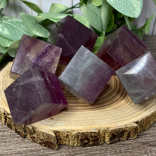 Fluorite Squares/ Cubes