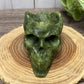Skull Bowl - Green Jade