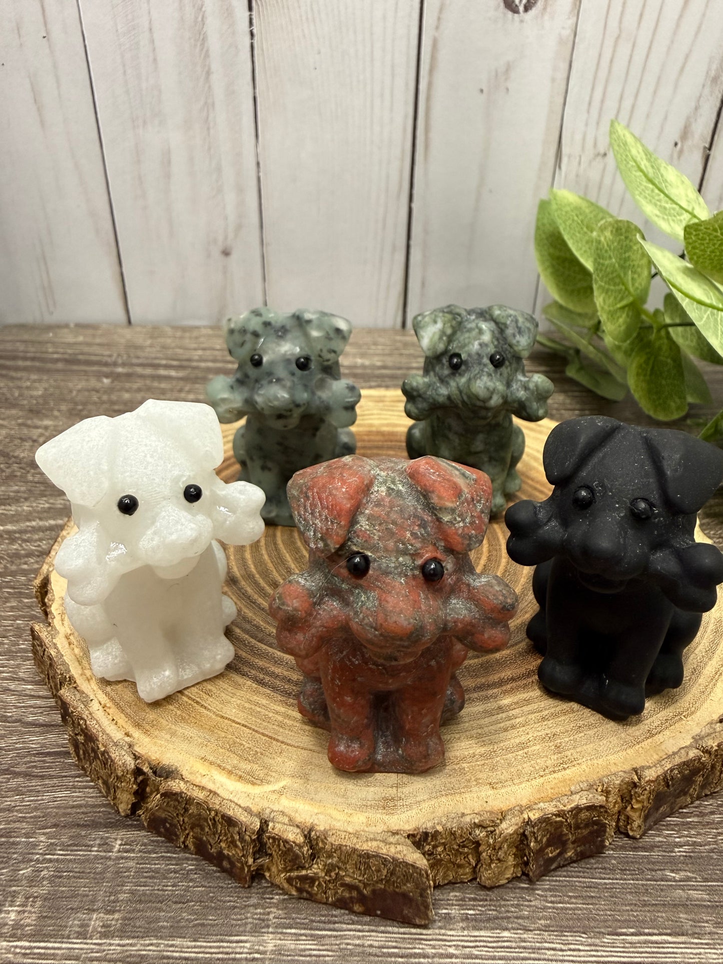 Dog With Bone Carvings