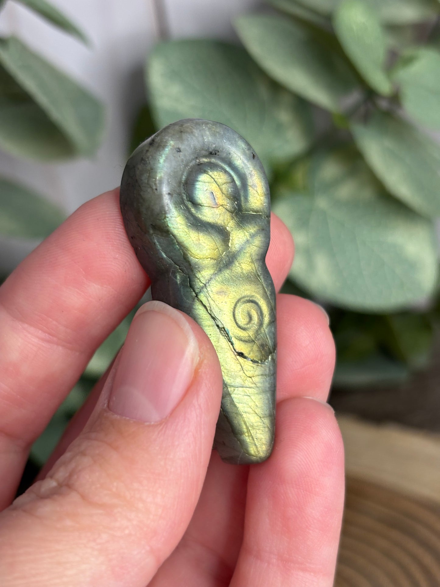 Goddess Labradorite Carving