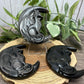 Dragon with Moon - Sheen Obsidian