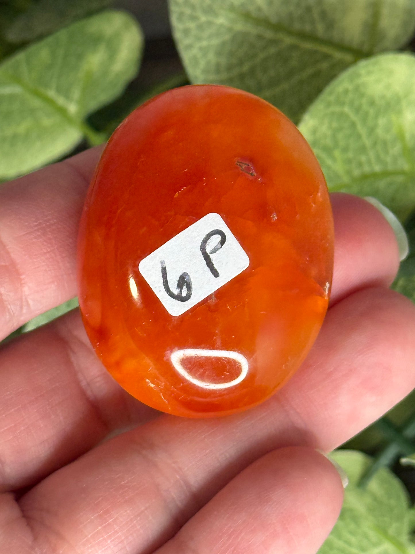 Carnelian Palm Stones