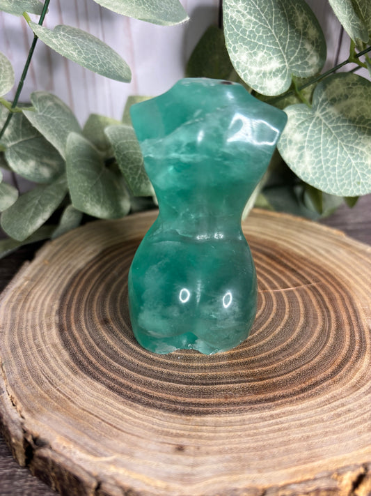 Green Fluorite Goddess Body