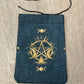 Card Deck or Crystal Pouch - Pentacle, Triple Moon, Tree