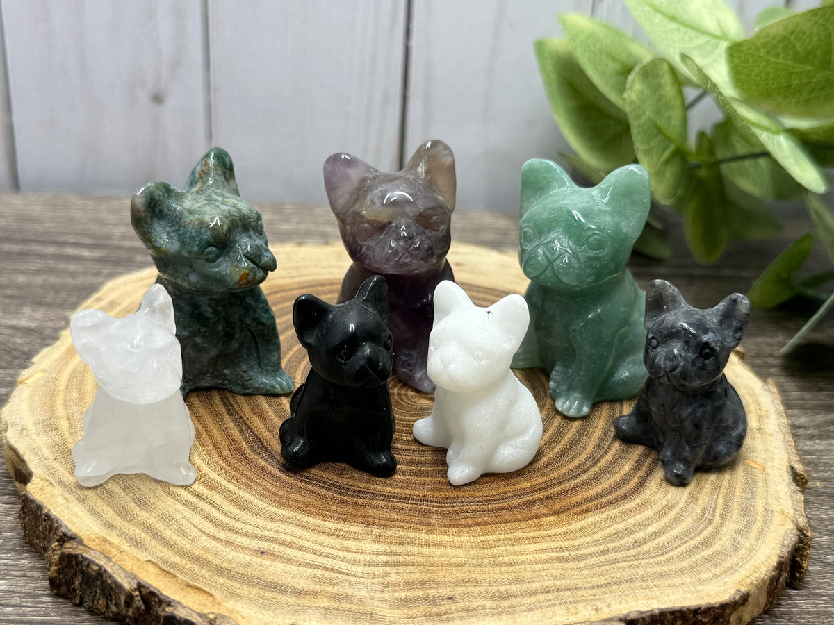 Frenchie Dog Carvings