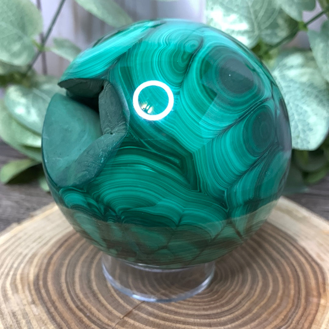 Malachite Sphere - Large