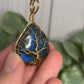 Labradorite Wire Wrapped Tree Pendant