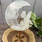 Fairy and Moon Carving on Stand