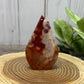 Carnelian and Flower Agate Freeforms