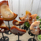 Carnelian Moons on Stands