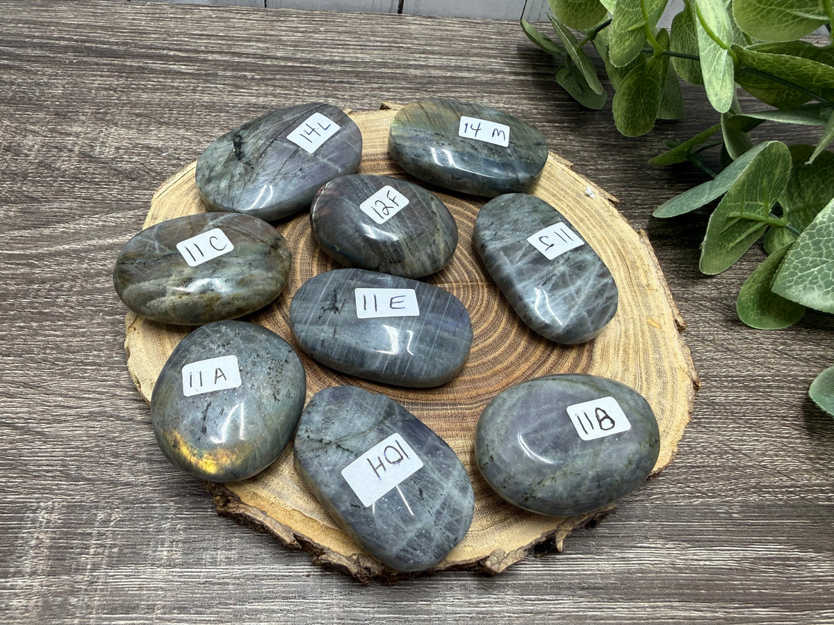 Labradorite Palm Stones