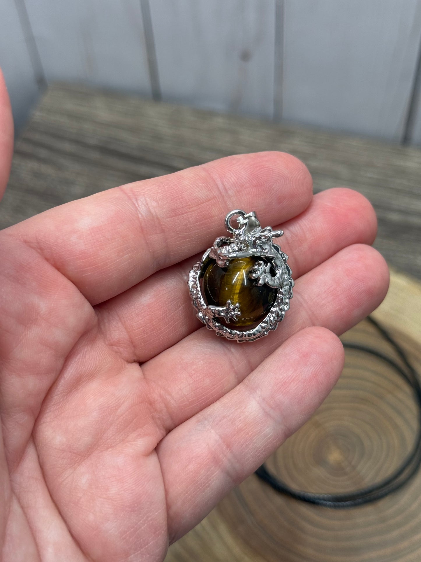 Dragon Wrapped Sphere Pendant