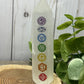 Chakra Carved Selenite Towers