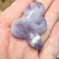 Snake Carving - Chevron Amethyst, Fluorite