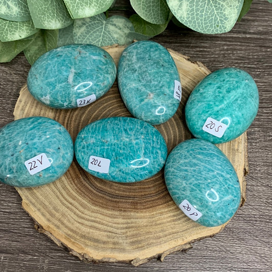 Amazonite Palm Stones