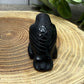 Raven Obsidian Carving - Medium SIze