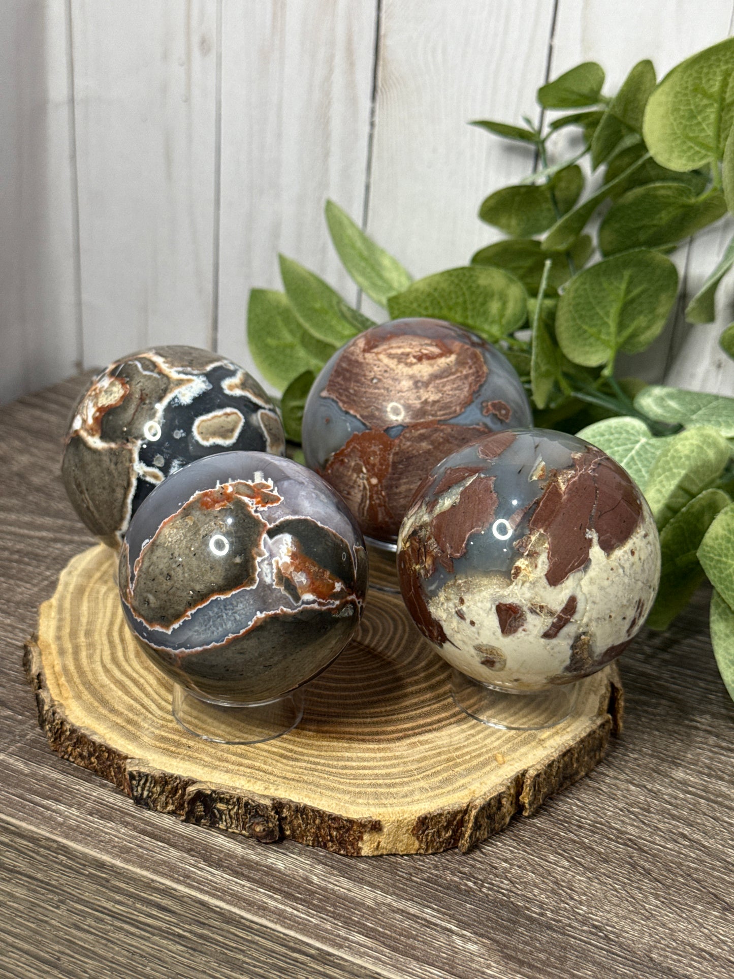 Football Agate Spheres